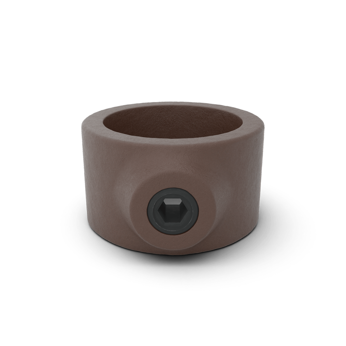 Buiskoppeling Borgring - vintage bruin-B / 26,9 mm